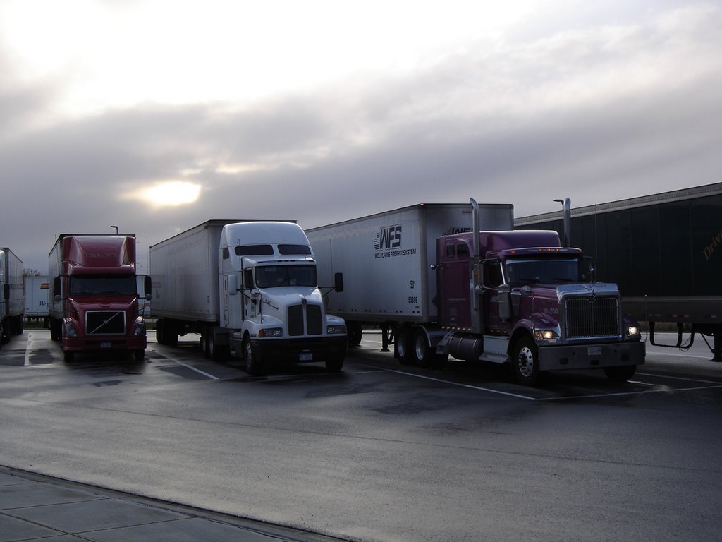 Trucks along I-75