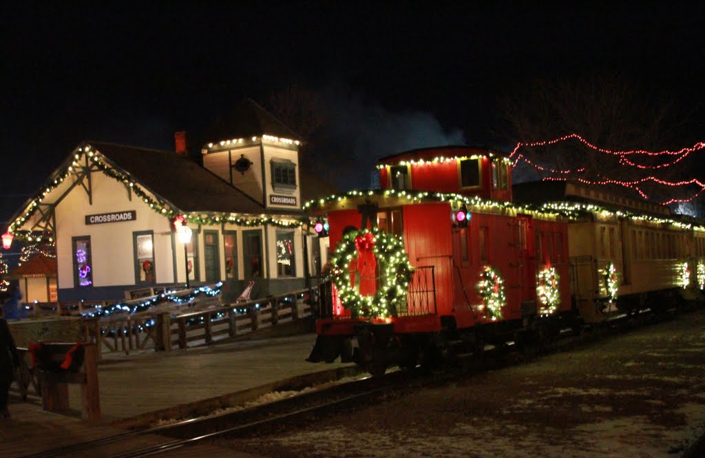 Christmas at Crossroads Village, Huckleberry Railroad, December 2009
