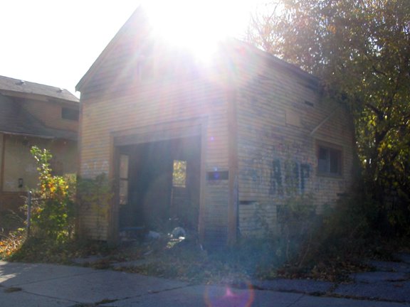 Abandoned garage