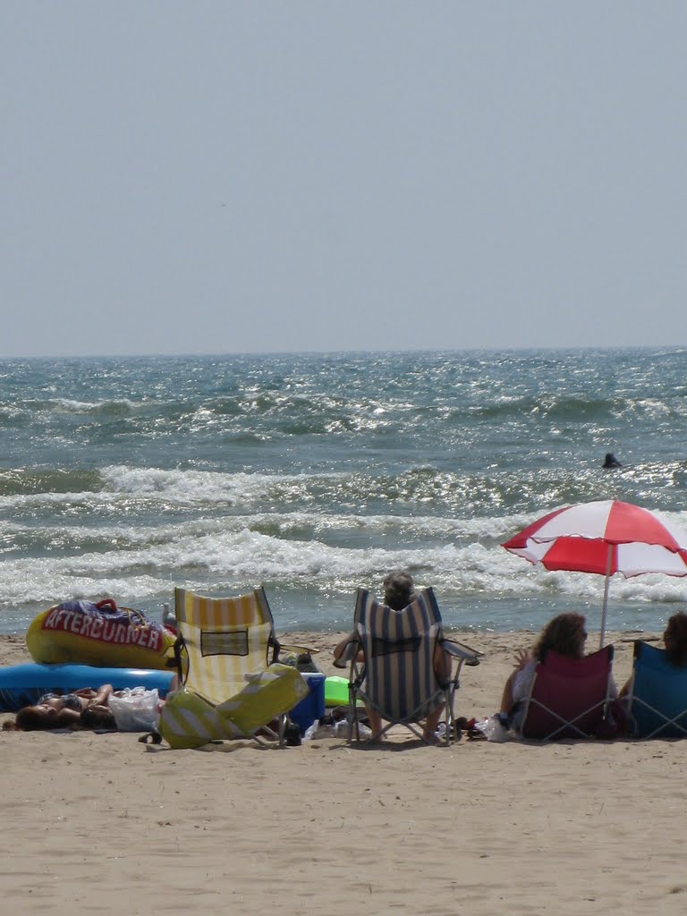 Watching Waves from Lake Michigan