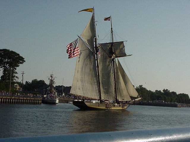 Boat Show on Muskegon Channel