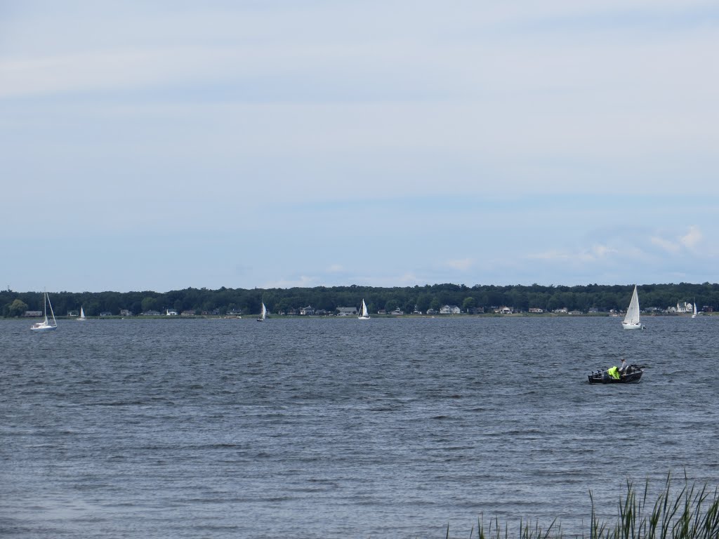 Muskegon Lake viewed from Cottage Grove Public Access