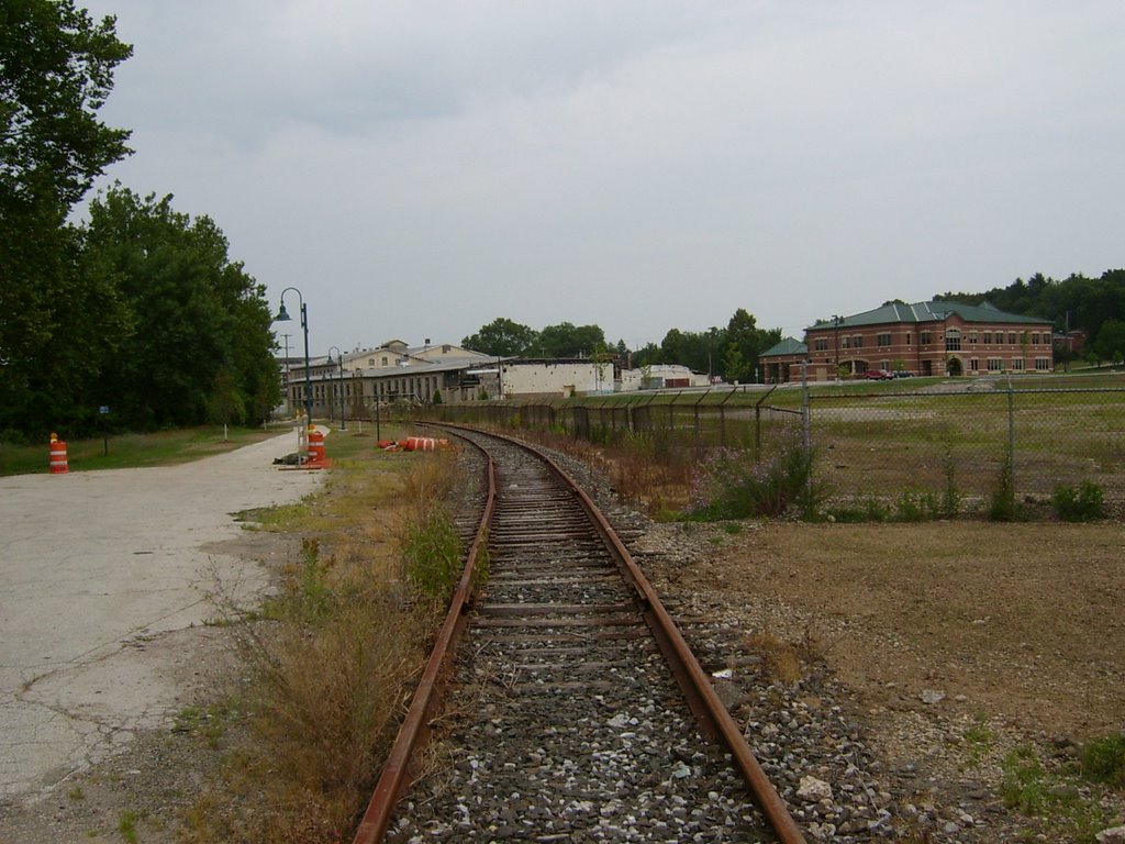 CK&S looking North in Parchment - Former KVP Mill 1 partially remaining