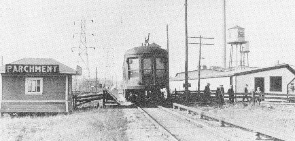 MERR Interurban at the KVP Mill in Parchment