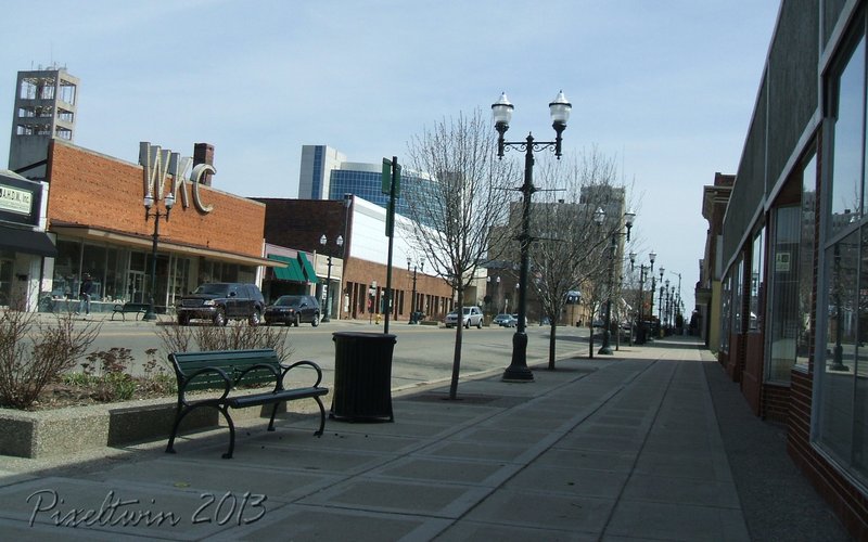 Downtown Pontiac.