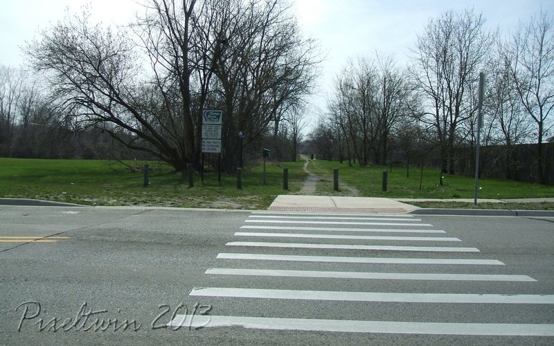Cllinton River trail at Bagley Street