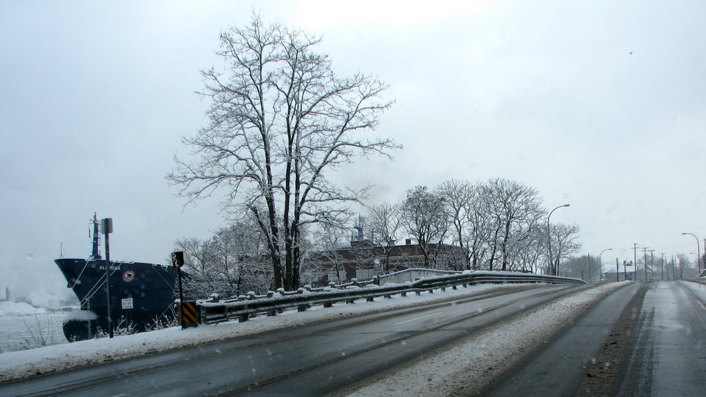 THIS BRIDGE NO LONGER EXISTS, was demolished in 2011.