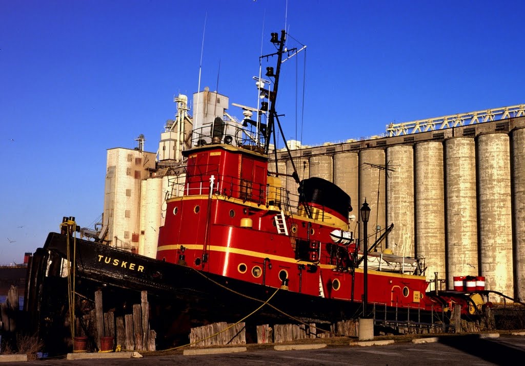 Tugboat Tusker docked