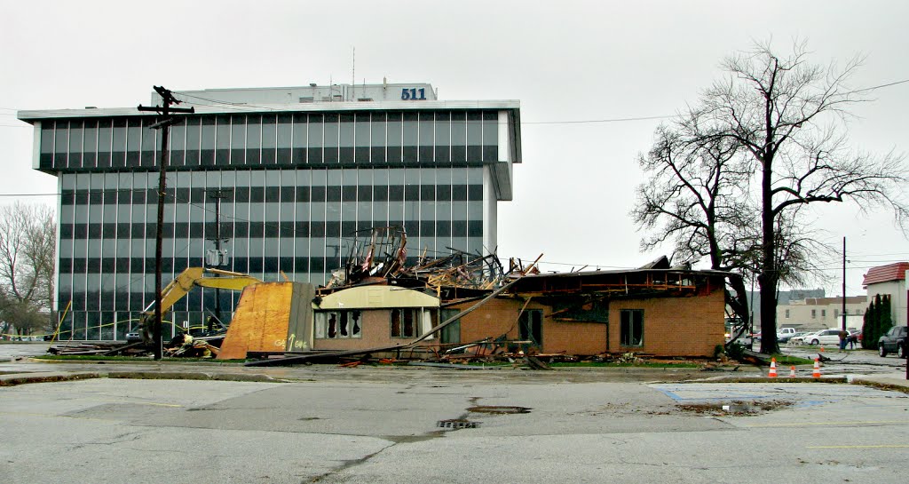 Fire damage / Ausmasse des Hurricanes: Vom Feuer zerstoert