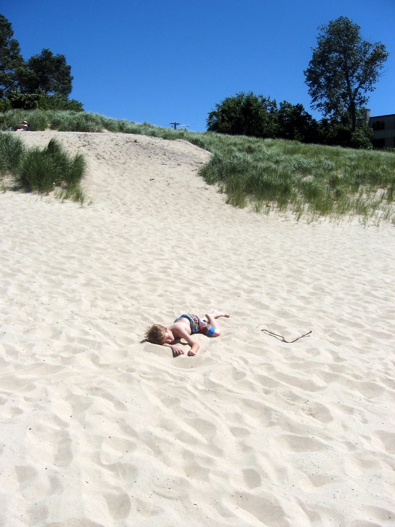 Dead tired at Packard Beach, South Haven, MI
