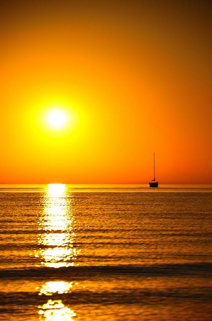 Sailboat and Horizon