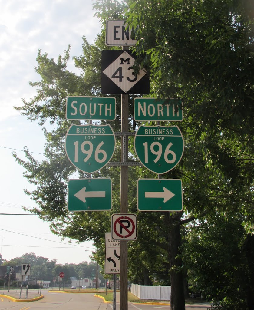 West end of M43 in South Haven