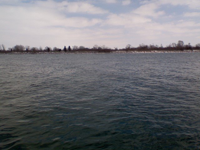 Detroit River from Waters Edge Apartments