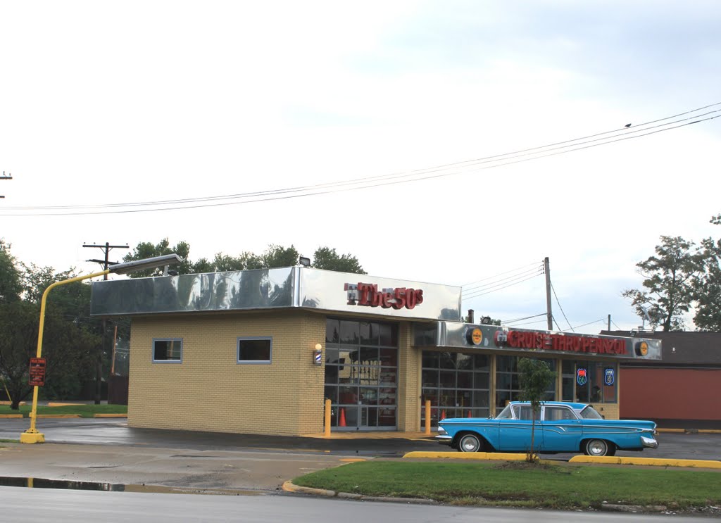 The 50s Drive Thru Pennzoil, Eureka Road & Allen Road, Taylor, Michigan