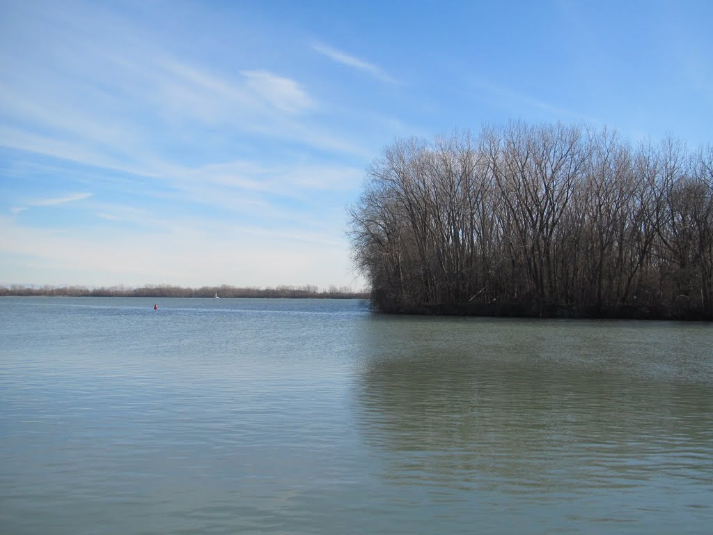 Mud Island in Detroit River International Wildlife Refuge
