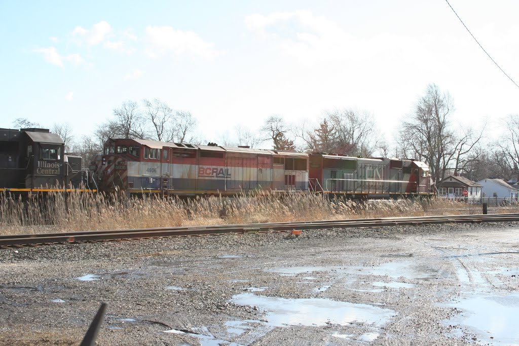 BC rail CN IC Trenton MI
