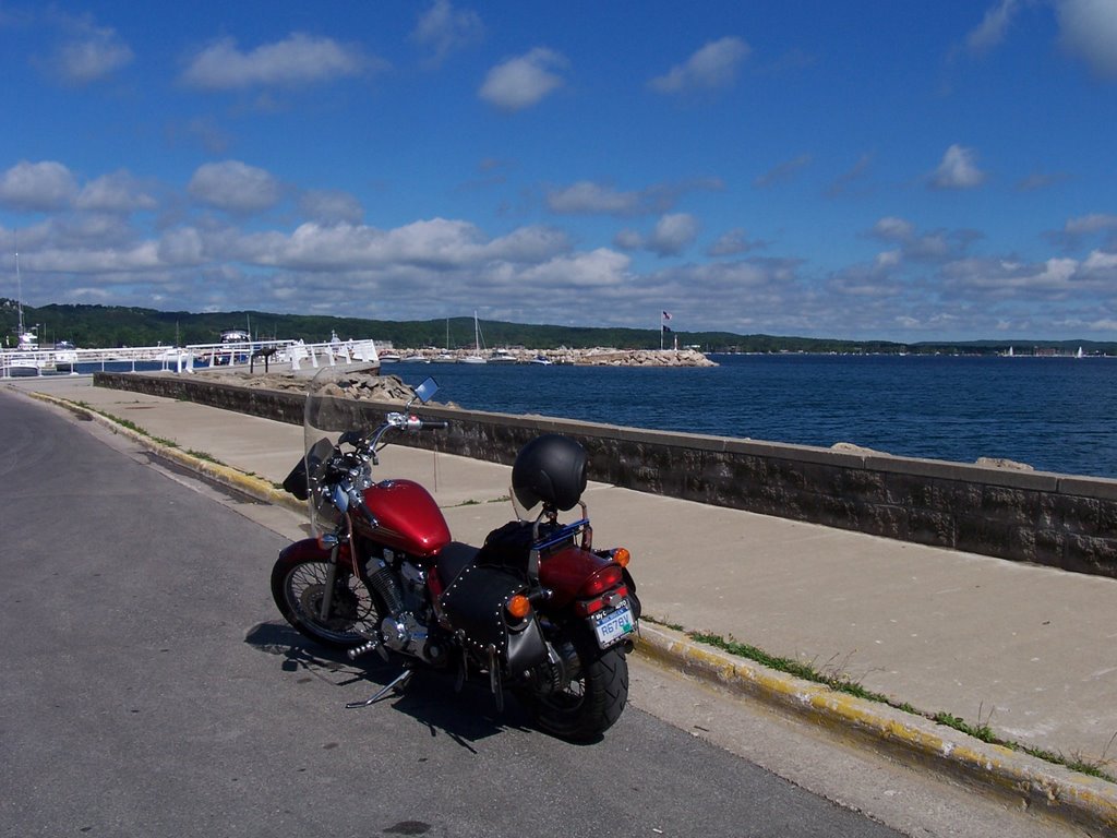 Honda Shadow at Clinch Marina