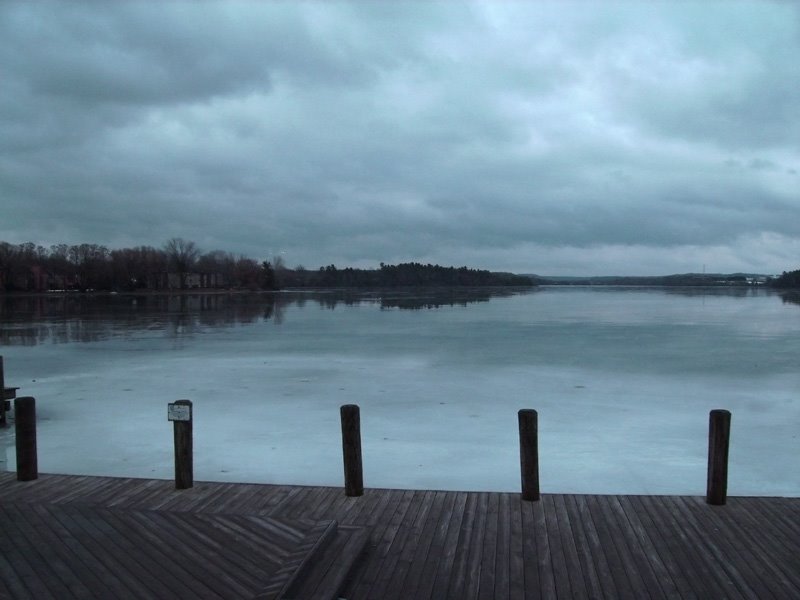 Frozen Boardman Lake, TC.
