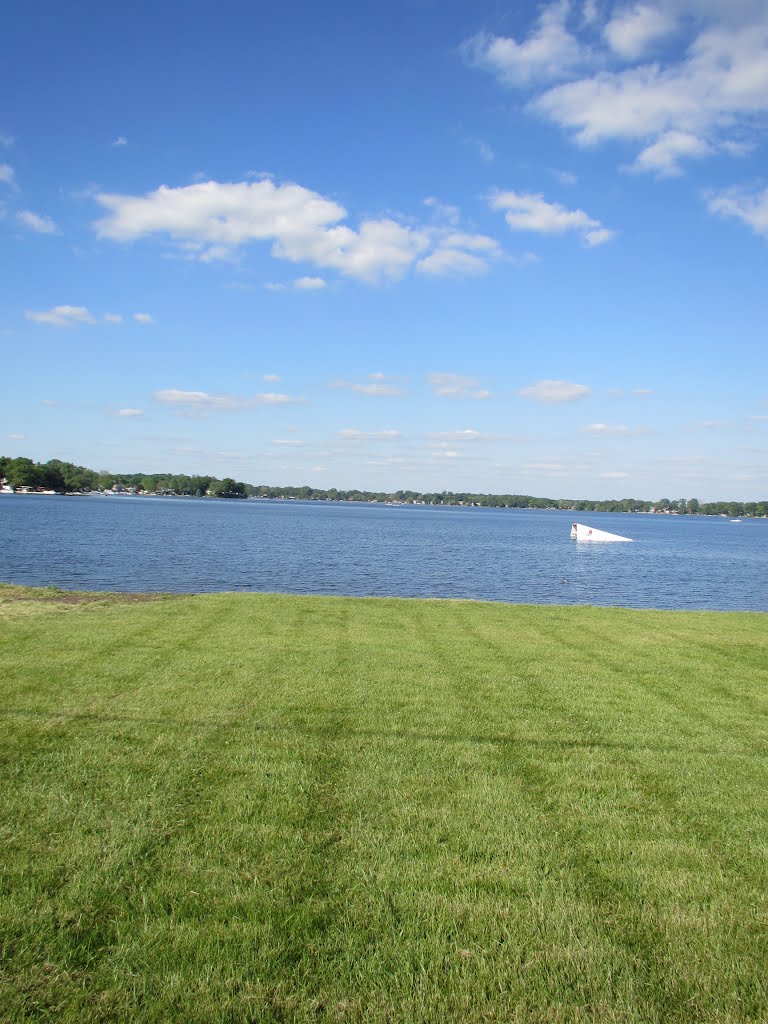 Whitmore Lake (with a ski jump)