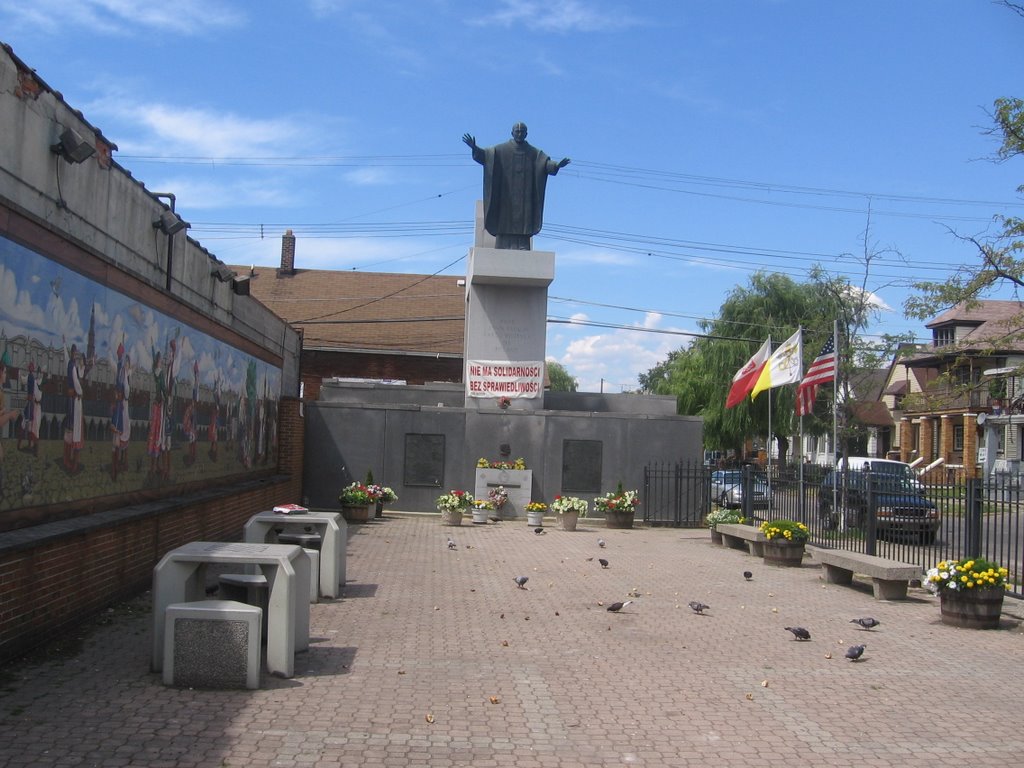 Pope John Paul statue and park