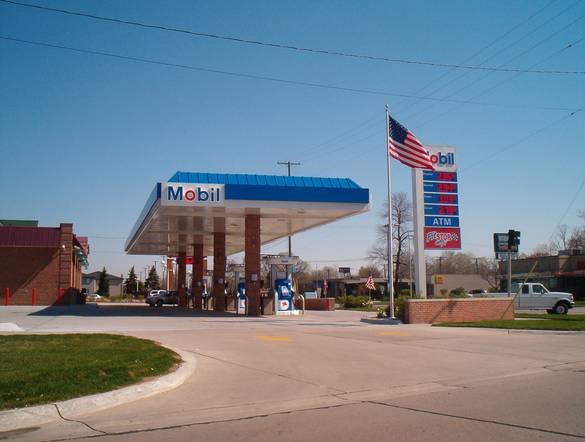 Mobil Gas Station