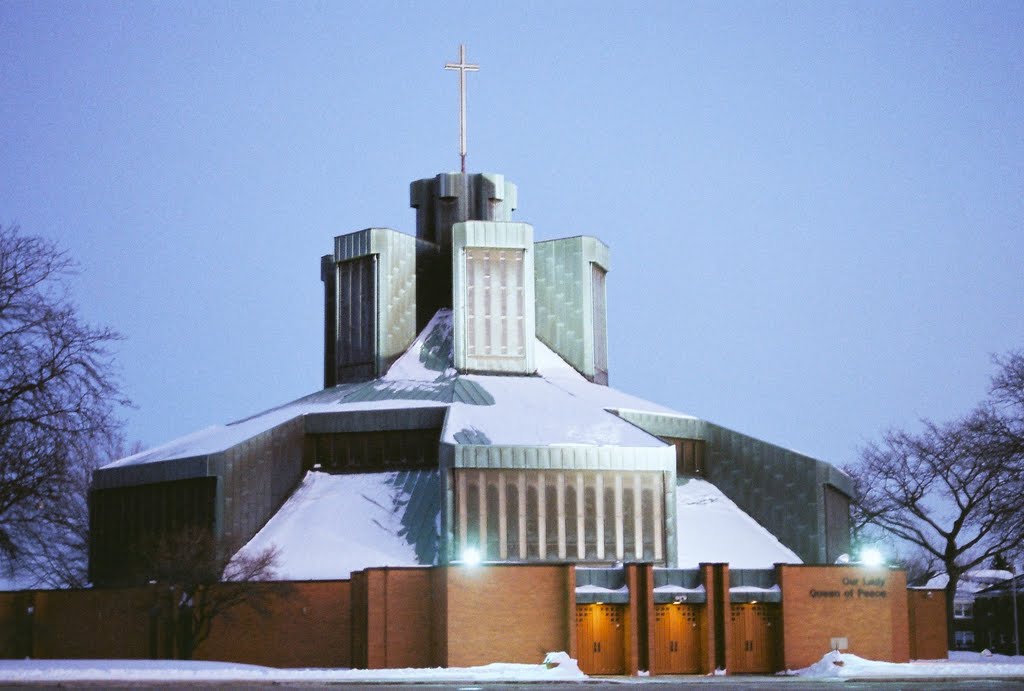 Our Lady Queen of Peace Catholic Church Harper Woods Michigan USA