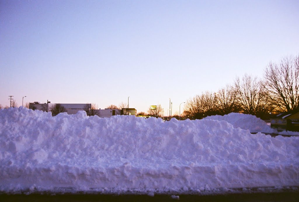 Parking lot at Our Lady Queen of Peace Harper Woods Michigan USA