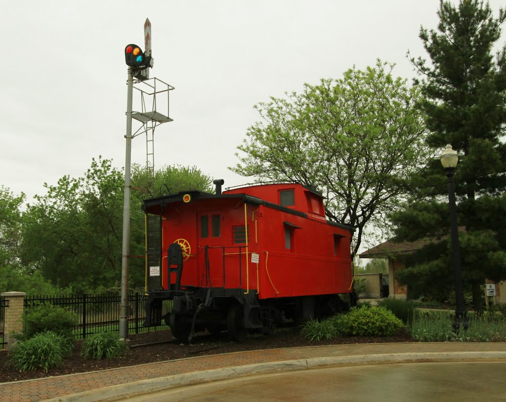 Caboose at Train Station, Holland, Michigan, 2012