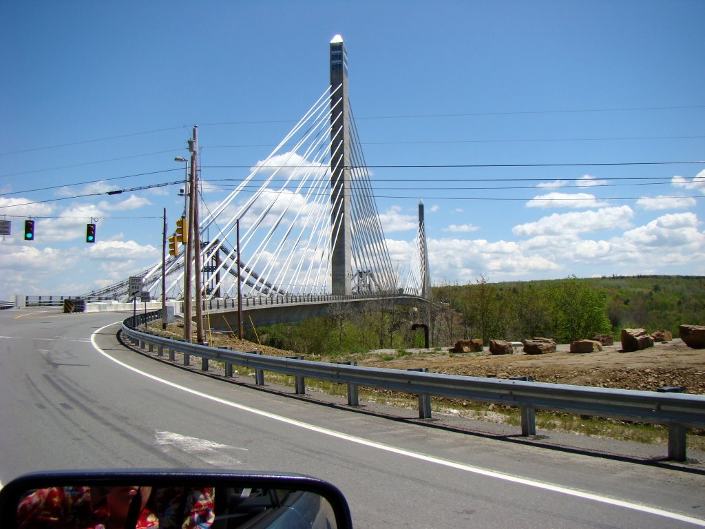 new Bridge connecting Prospect with Verona Island, Maine