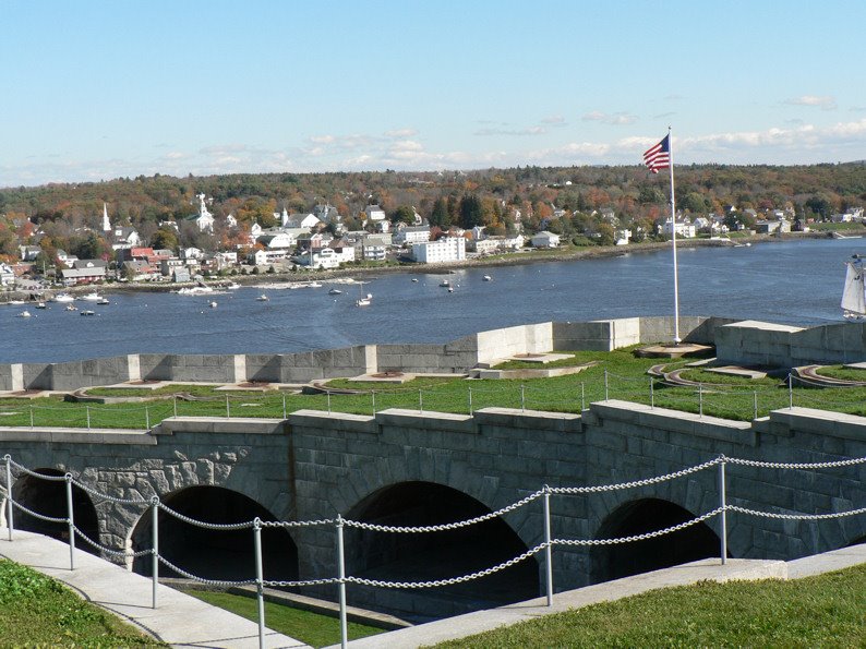 Interior of Fort Knox (Maine)