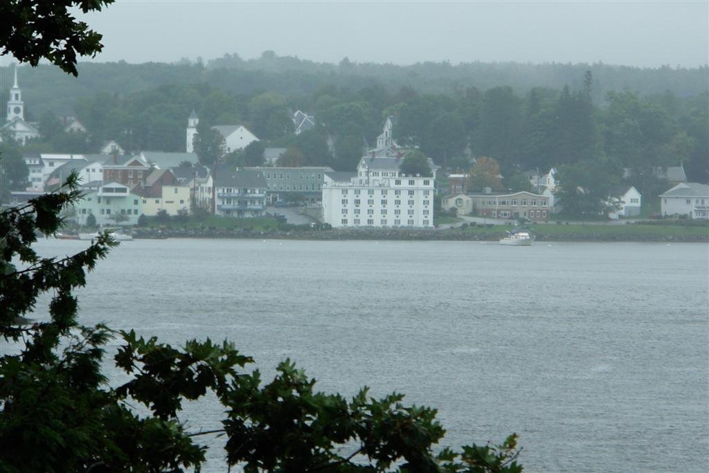 View across the bay at Bucksport, Maine