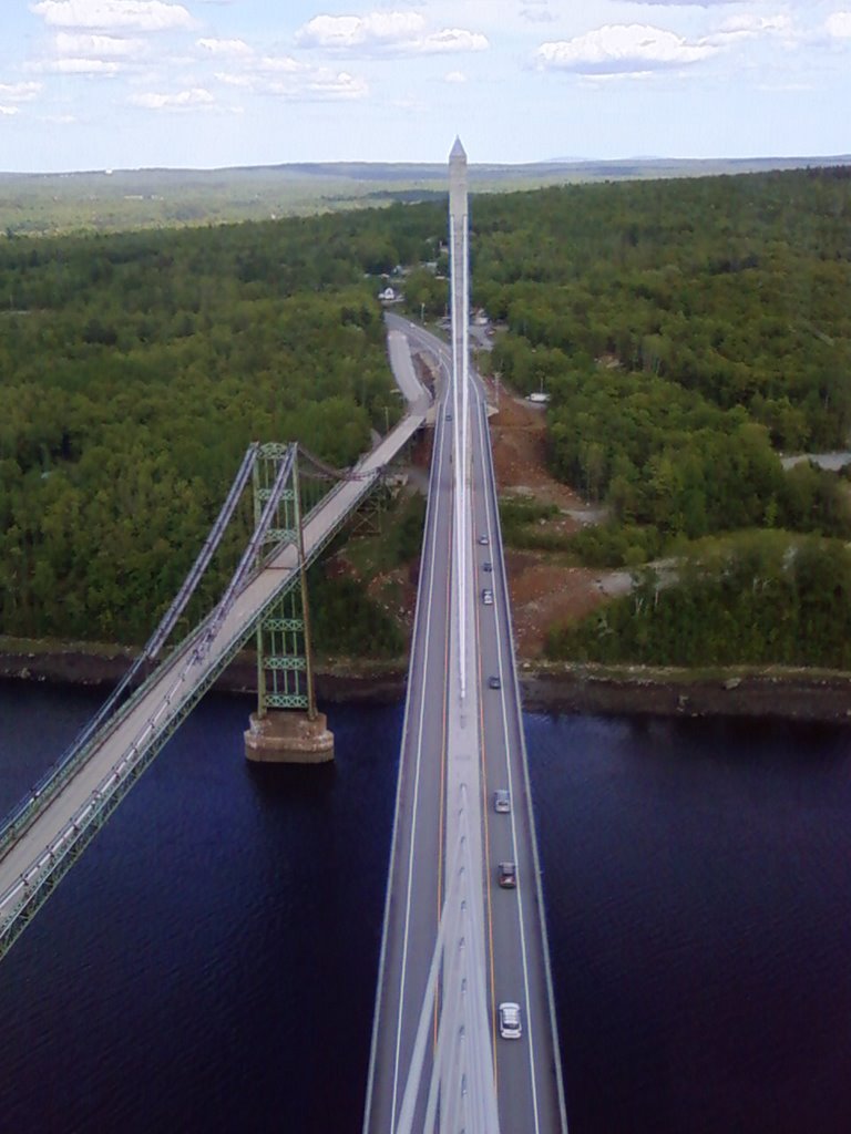 Worlds Tallest Bridge Observatory (Pennobscott Narrows Bridge)