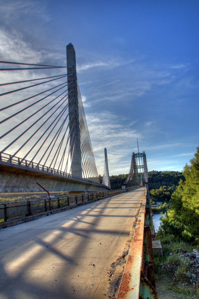 Penobscot Narrows Bridge and Waldo-Hancock Bridge
