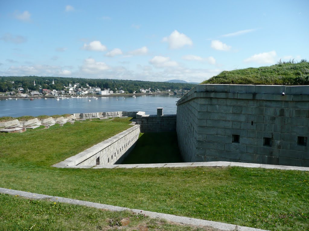 View from Fort Knox, Maine