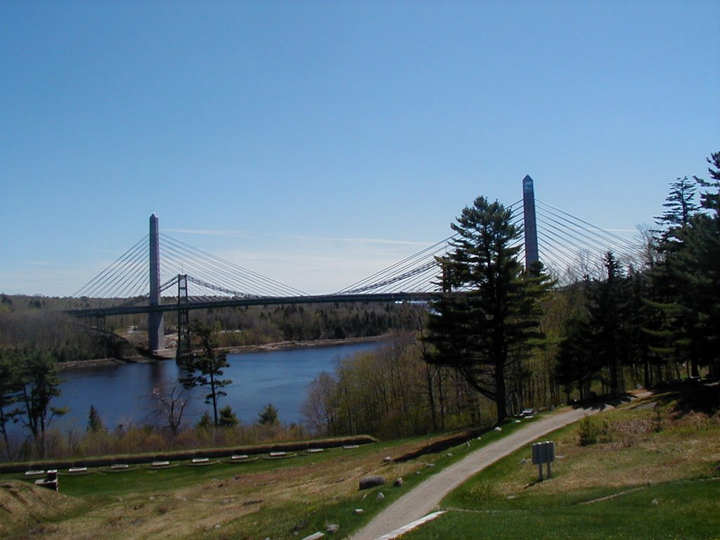 New Penobscot Bridge from Fort Knox