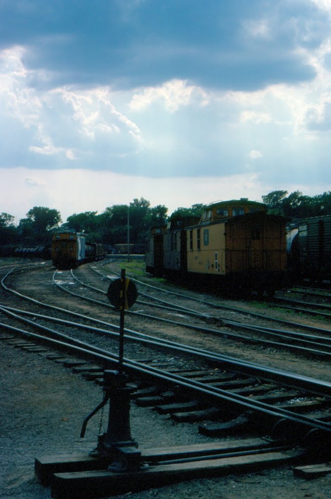 Maine Central Railroads Freight Yard at Bangor, ME