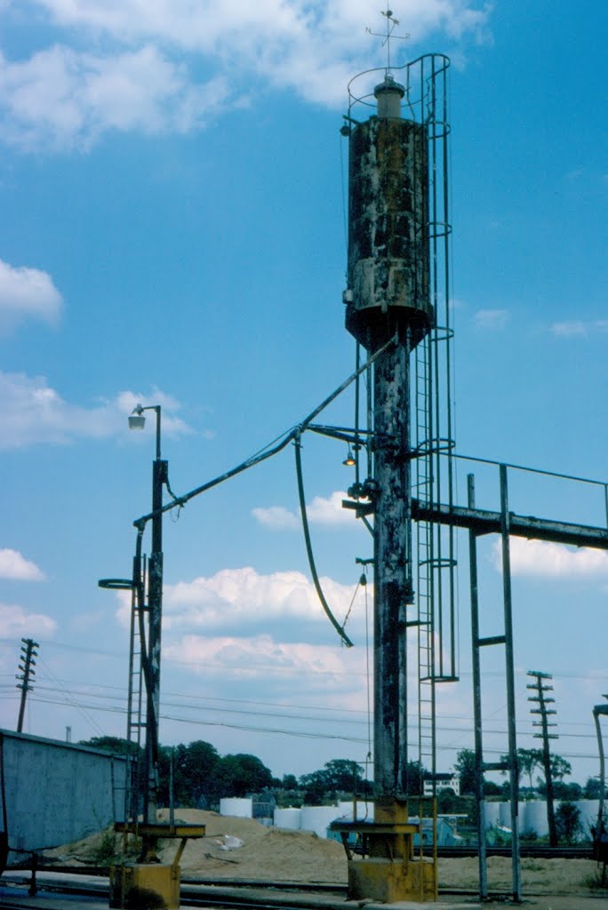 Maine Central Railroads Sand Tower at Bangor, ME
