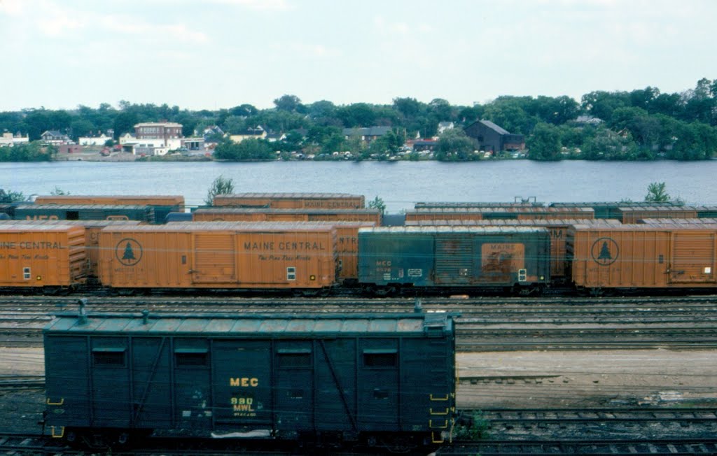 Maine Central Railroad Maintenance Equipment Car No. 930 at Bangor, ME