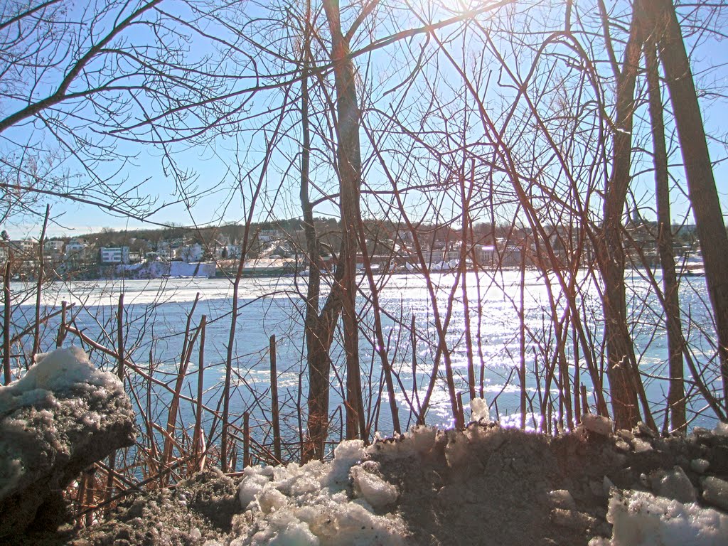 Saco River in Winter