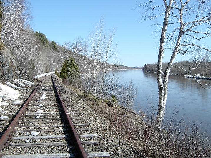 Aroostook River from the RR Tracks