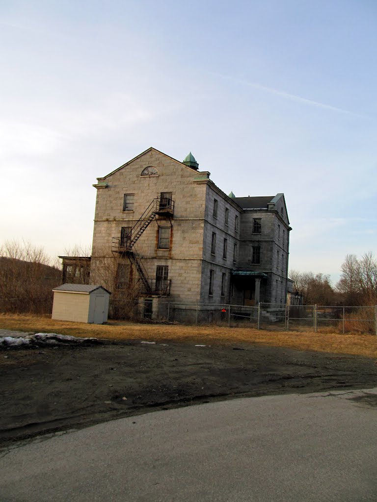 On the grounds of Augusta State Hospital - AMHI closed in 2004. Arsenal Street, Augusta, Maine.
