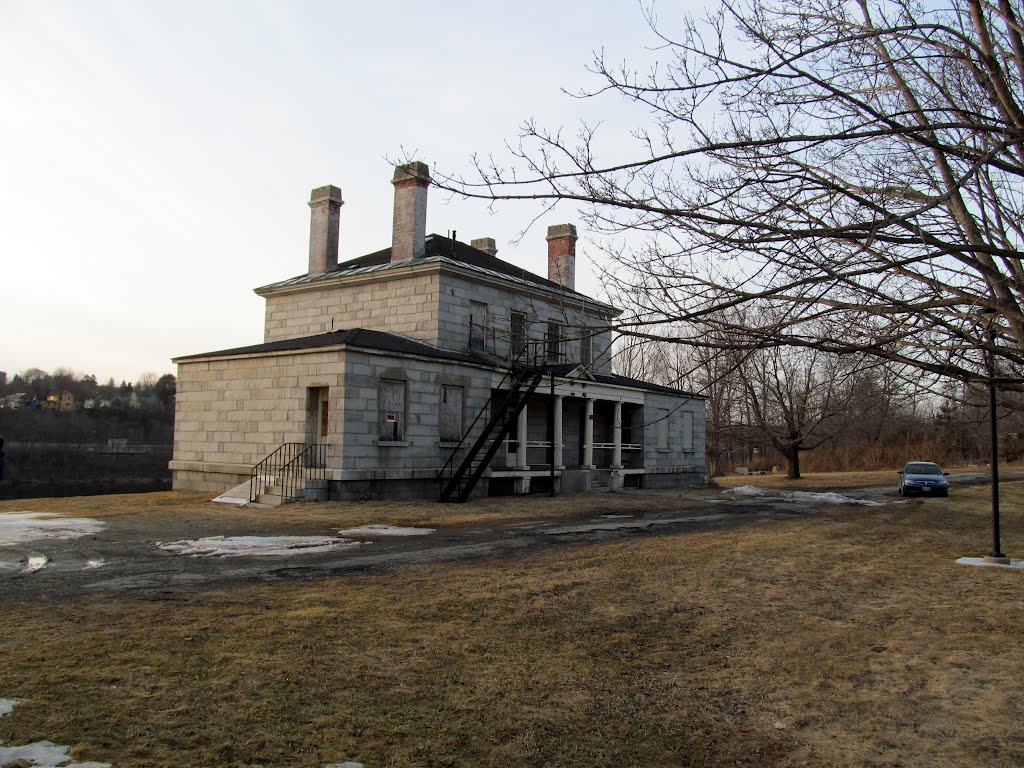 On the grounds of Augusta State Hospital - AMHI closed in 2004. Arsenal Street, Augusta, Maine.