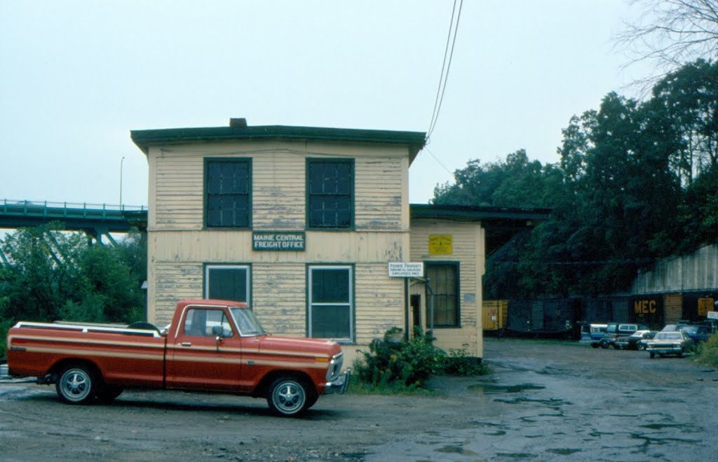 Maine Central Railroads Freight Office at Augusta, ME