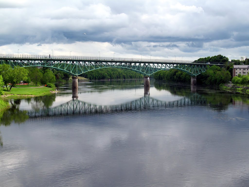 Memorial Bridge, Augusta, Maine.
