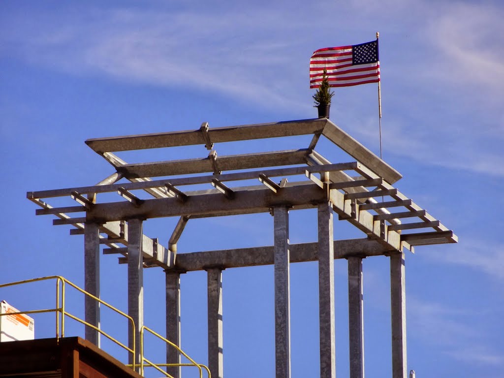 Topping out- construction of the new Augusta Court Facility