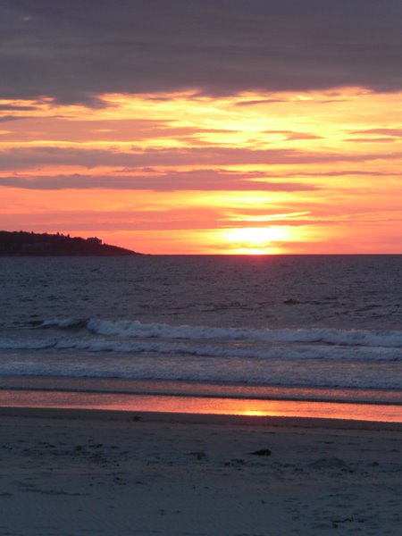 Sunrise on the ocean