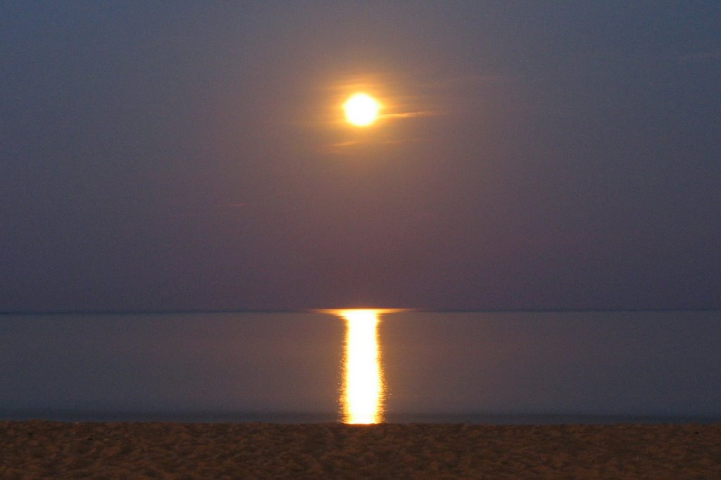 Moonrise at Old Orchard Beach