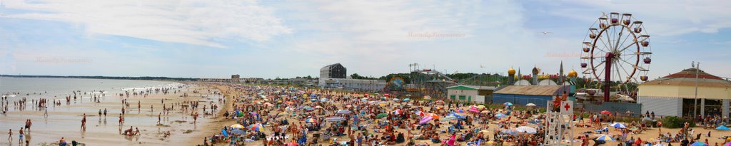View from the pier on a hot July afternoon