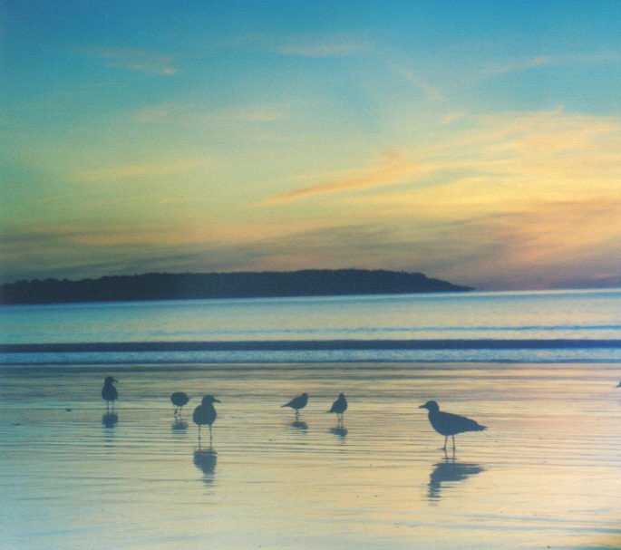 OLD ORCHARD BEACH AT SUNRISE