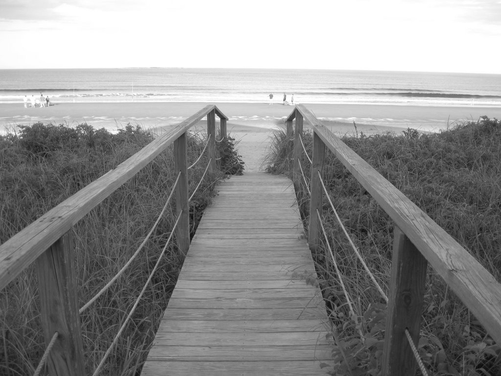 On the boardwalk in Old Orchard Beach (2009)